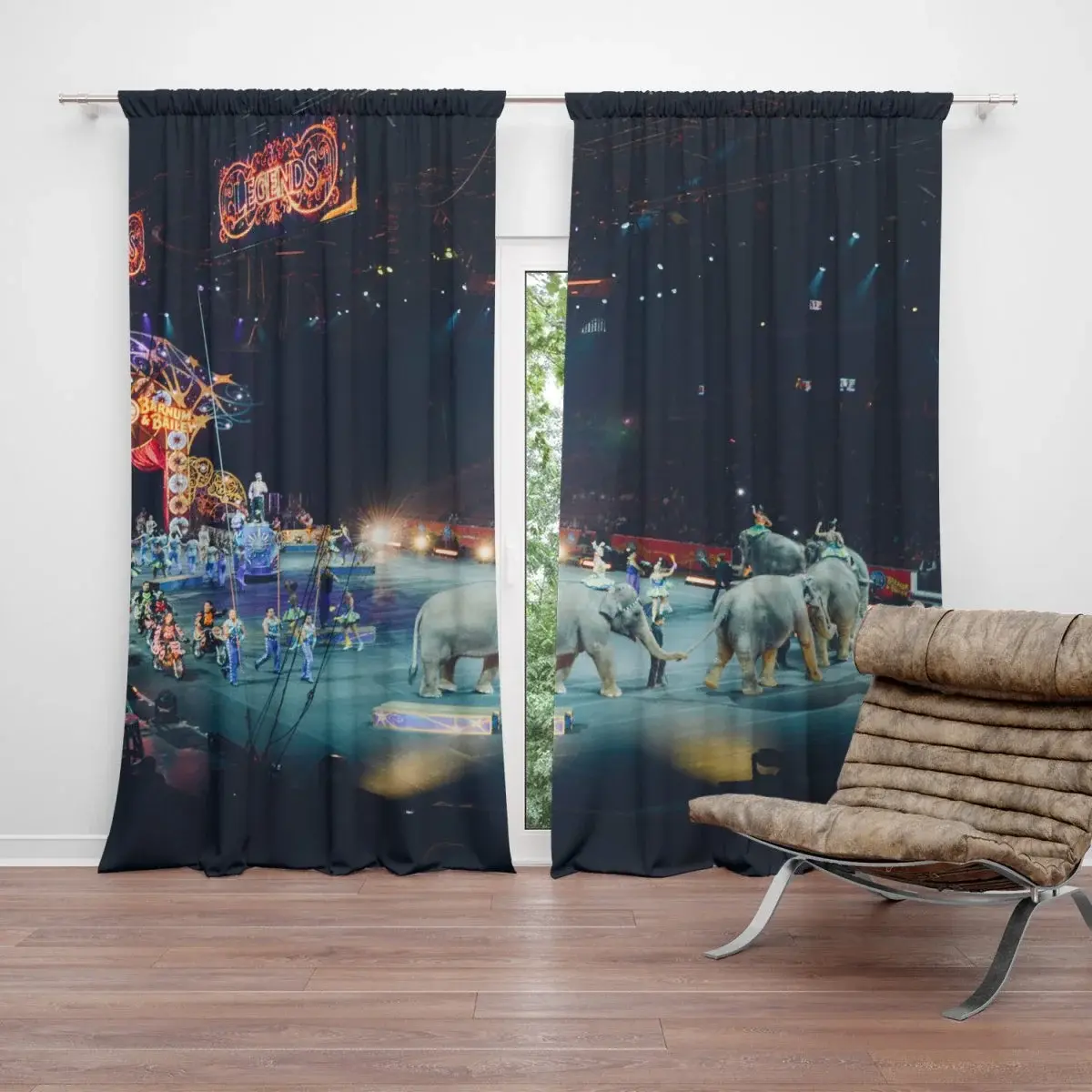 Závěs Cirkus: 2ks 140x250cm