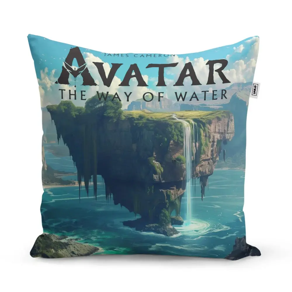 Polštář Avatar The Way of Water Plovoucí ostrov - 60x60 cm