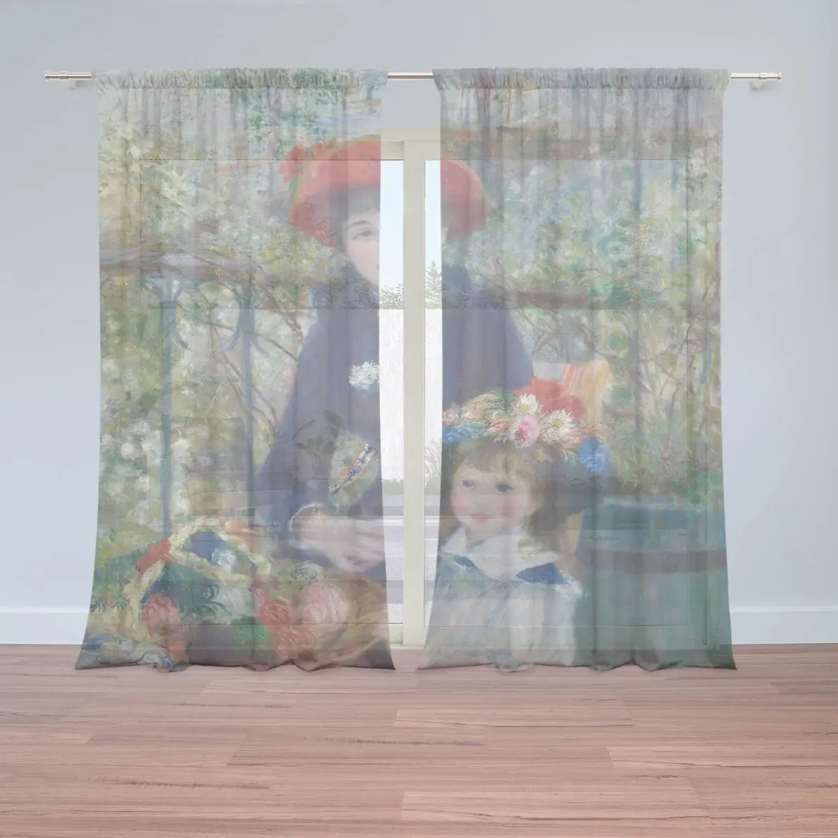Záclony Dvě sestry (Na Terase) - Pierre-Auguste Renoir: 2ks 150x250cm