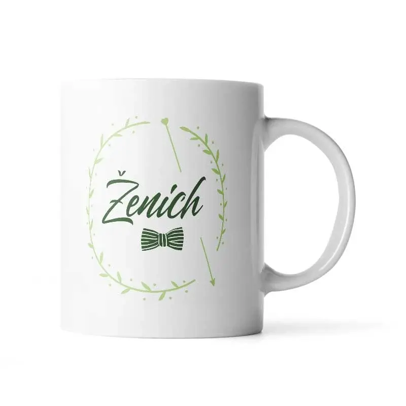 Hrnek Ženich motýlek - 330 ml - standard