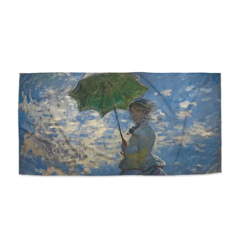 Ručník Dáma se slunečníkem - Claude Monet - 50x100 cm