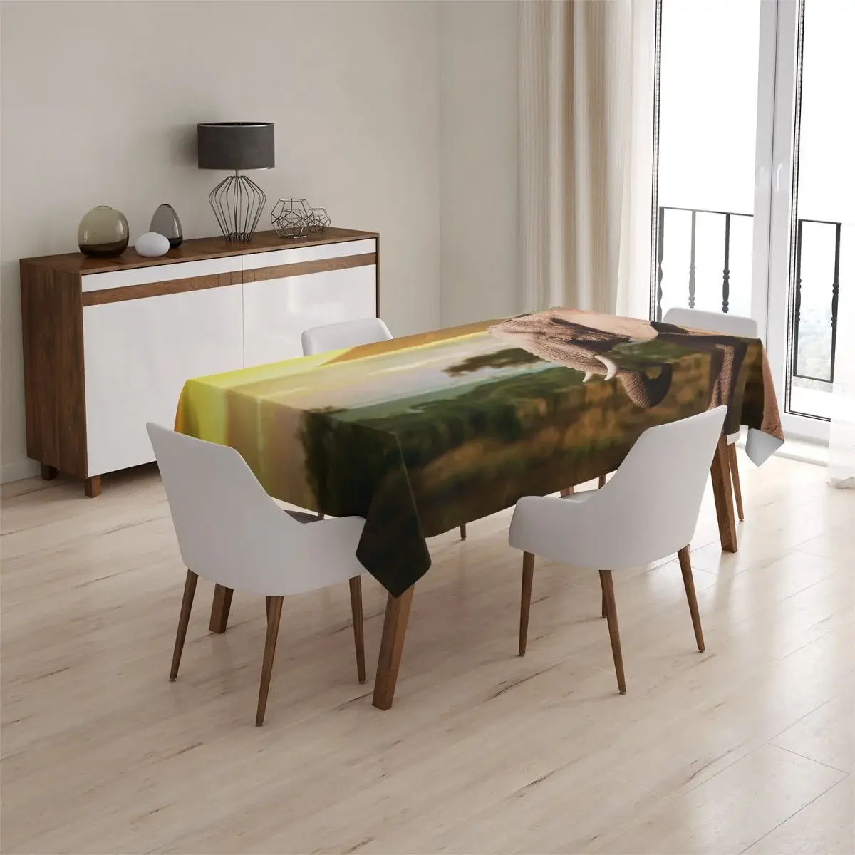 Ubrus Slon z profilu - 130x170 cm