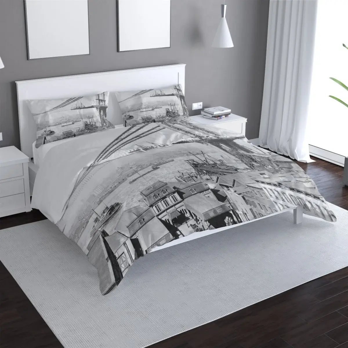 Povlečení Stavba mostu - 140x200 / 90x70