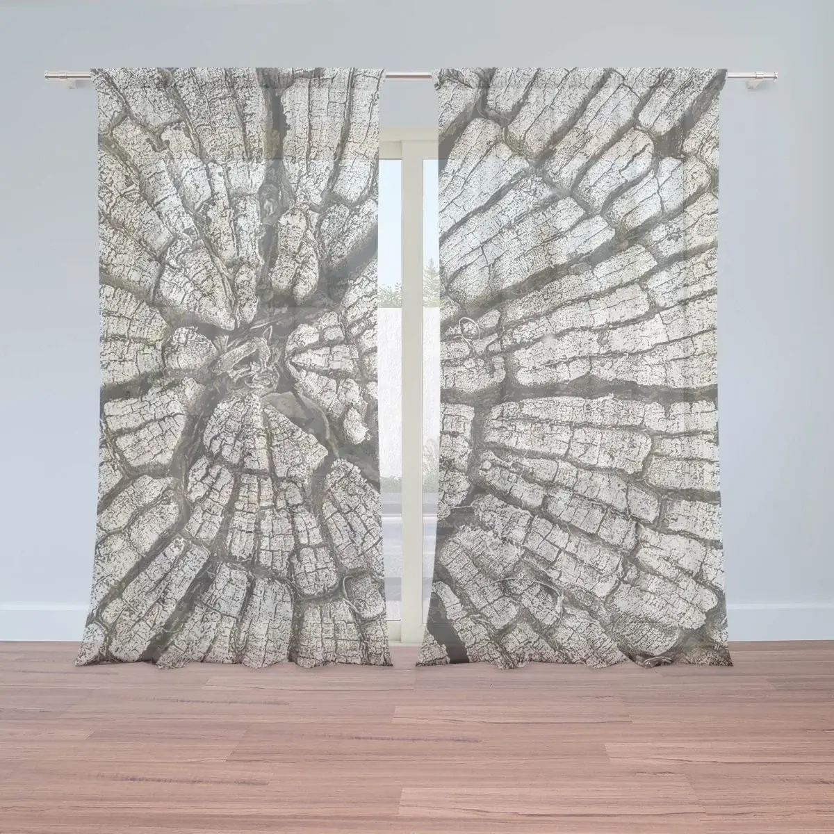 Záclony Dřevo: 2ks 150x250cm