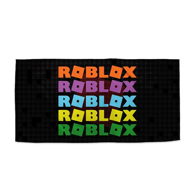 Ručník ROBLOX Barevný text - 30x50 cm