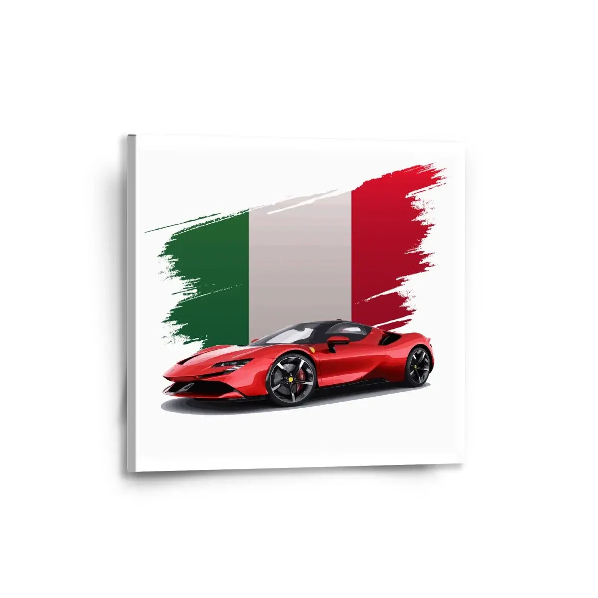 Obraz Ferrari Italská vlajka -