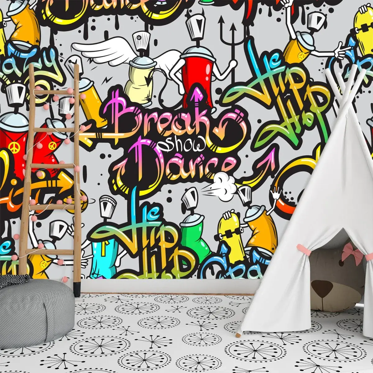 Tapeta Graffiti - 125x75 cm