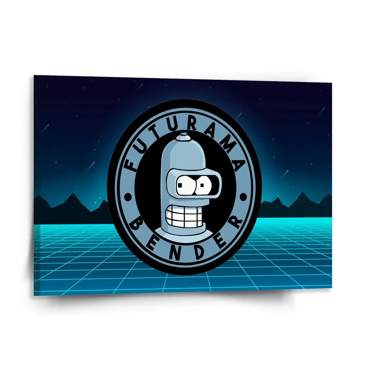 Obraz Futurama Bender Čtvrtá dimenze - 150x110 cm