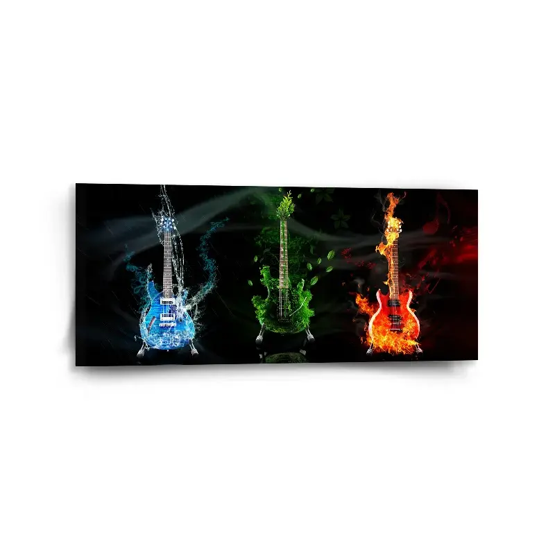 Obraz Kytary - 110x50 cm