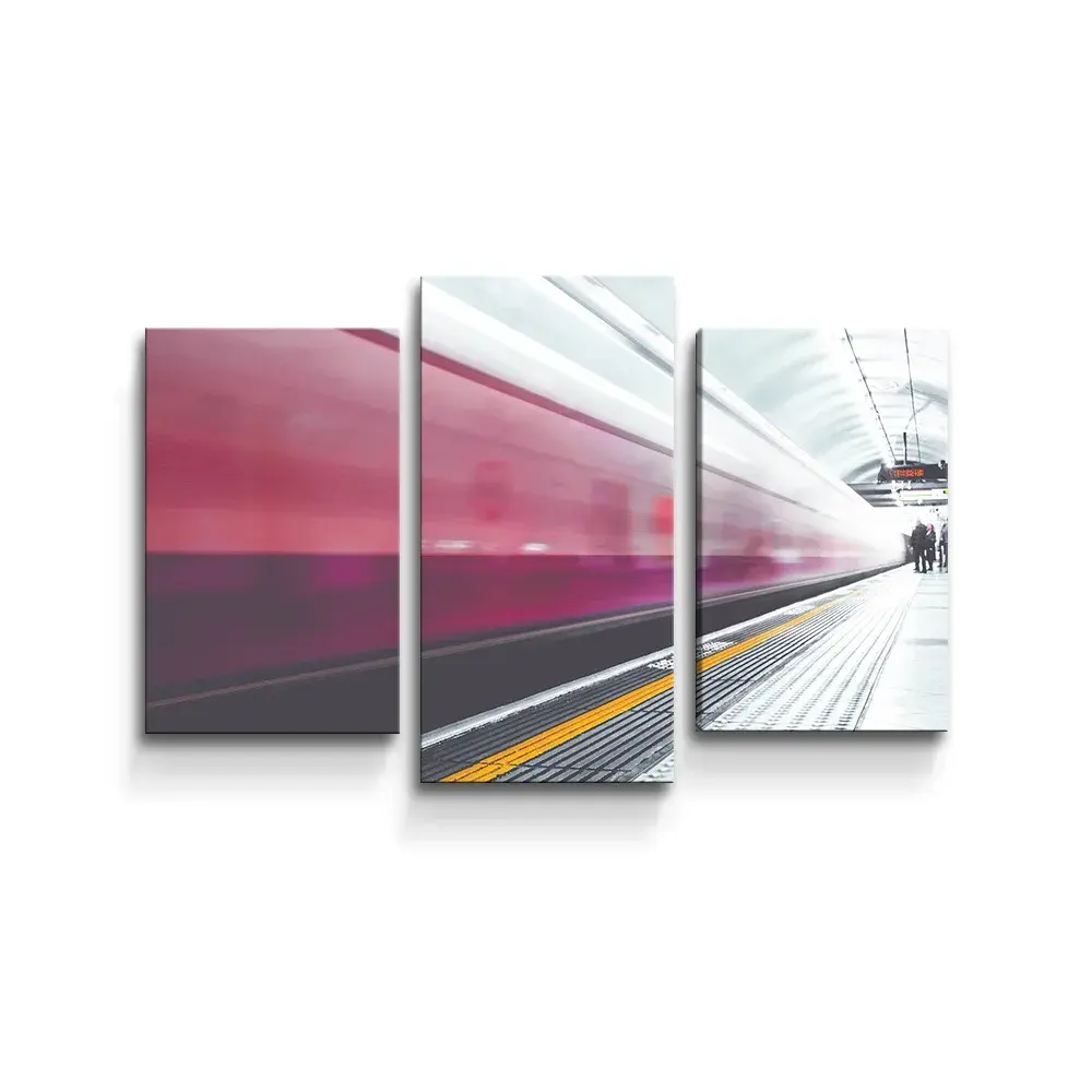 Obraz - 3-dílný Metro 2 - 75x50 cm
