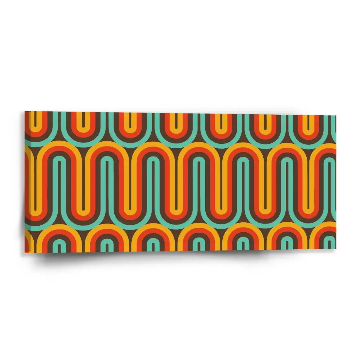 Obraz Retro vlny - 110x50 cm
