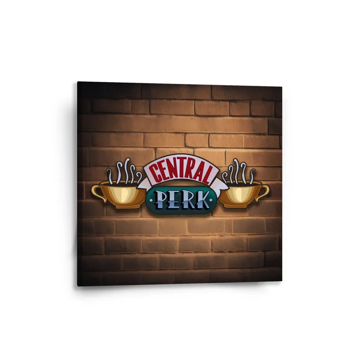 Obraz Seriál přátelé CENTRAL PERK Cihly - 50x50 cm