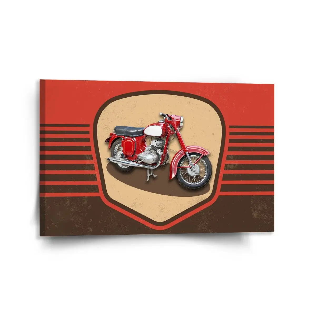 Obraz Jawa panelka Vintage - 120x80 cm