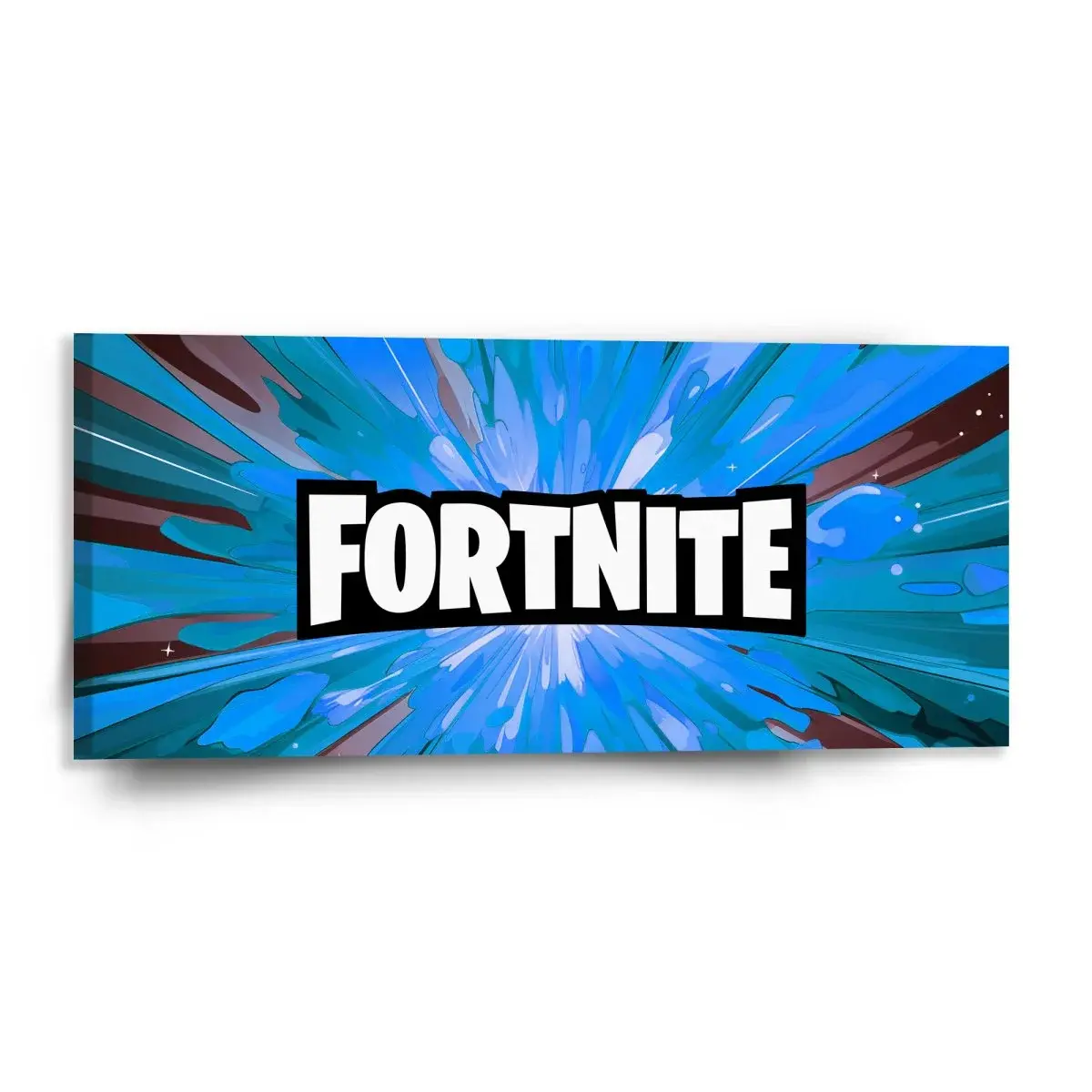 Obraz FORTNITE modrá - 110x50 cm