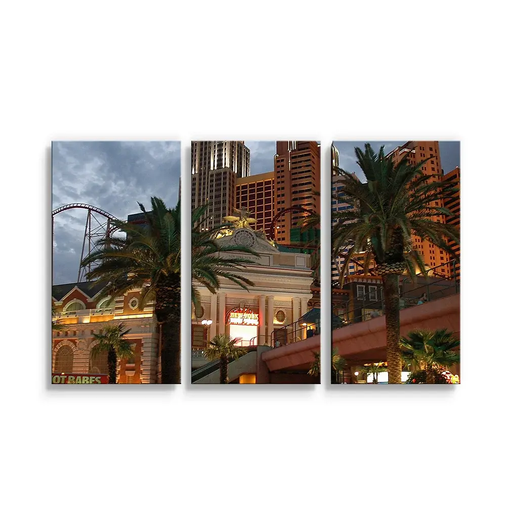 Obraz - 3-dílný Las Vegas 4 - 120x80 cm