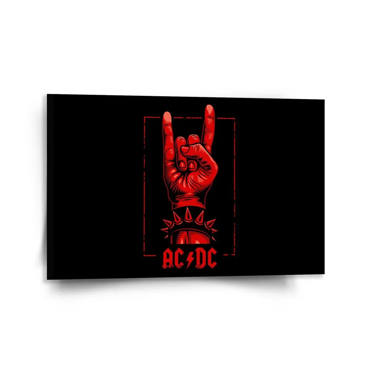 Obraz ACDC Červená ruka - 120x80 cm