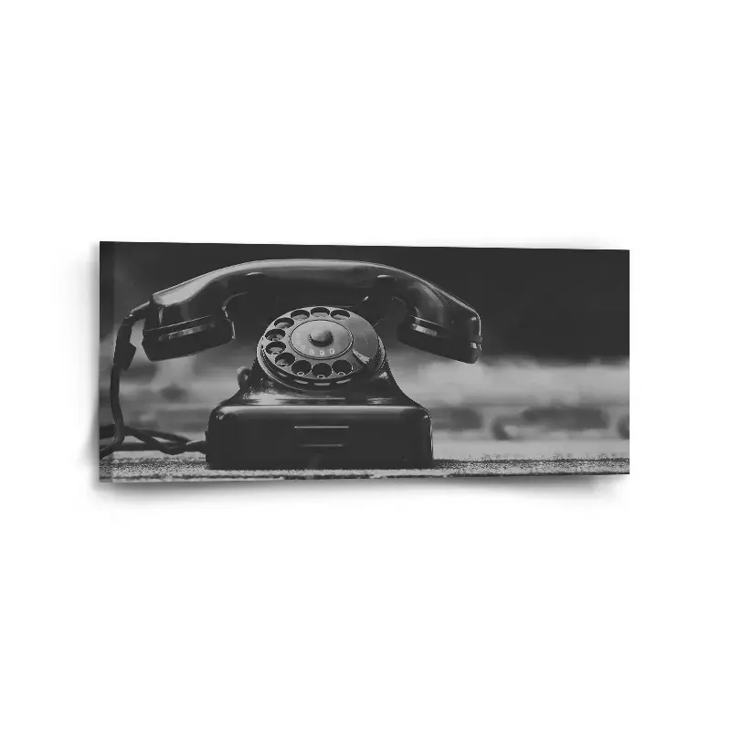 Obraz Starý telefon - 110x50 cm