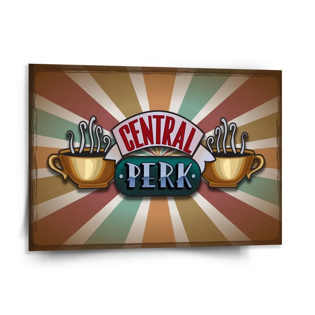 Obraz Seriál přátelé CENTRAL PERK Abstrakce - 150x110 cm