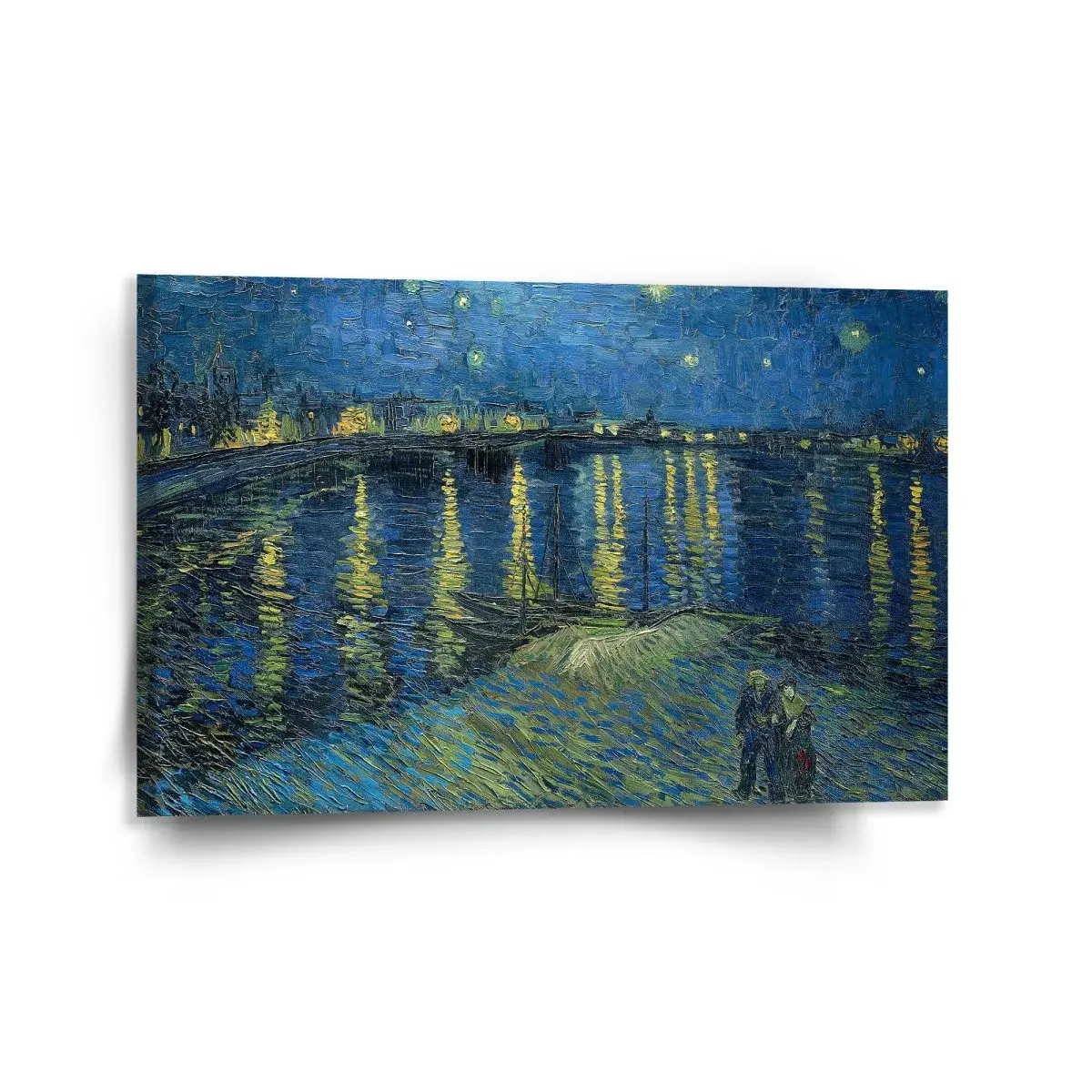 Obraz Hviezdna noc nad Rhônou - Vincent van Gogh - 120x80 cm