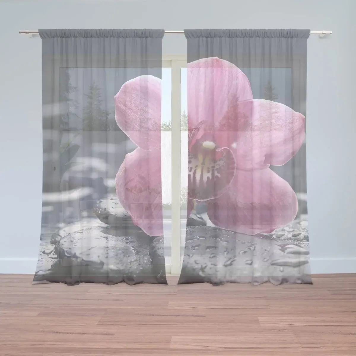 Záclony Orchidej: 2ks 150x250cm