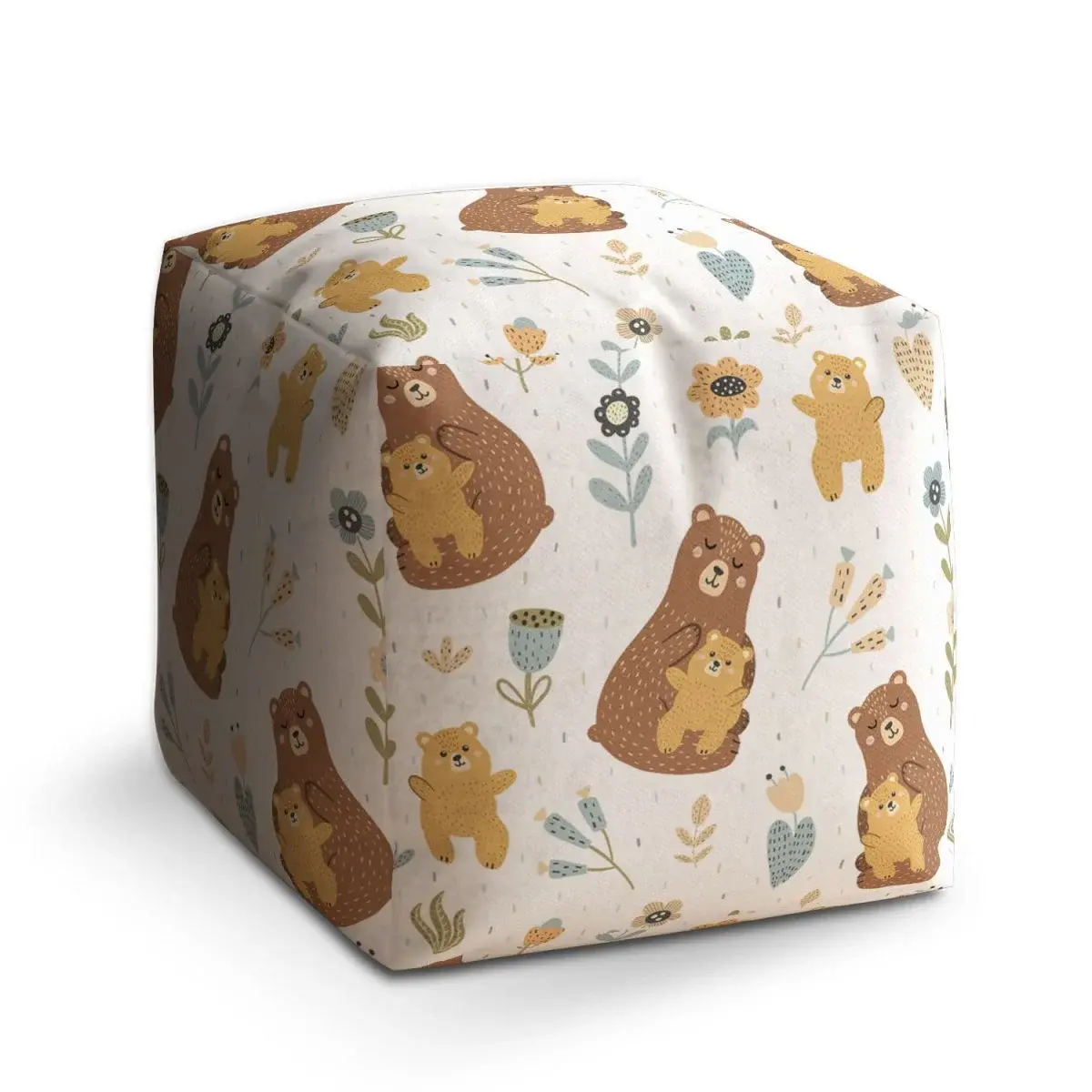 Taburet Cube Medvědi - 60x60x60 cm