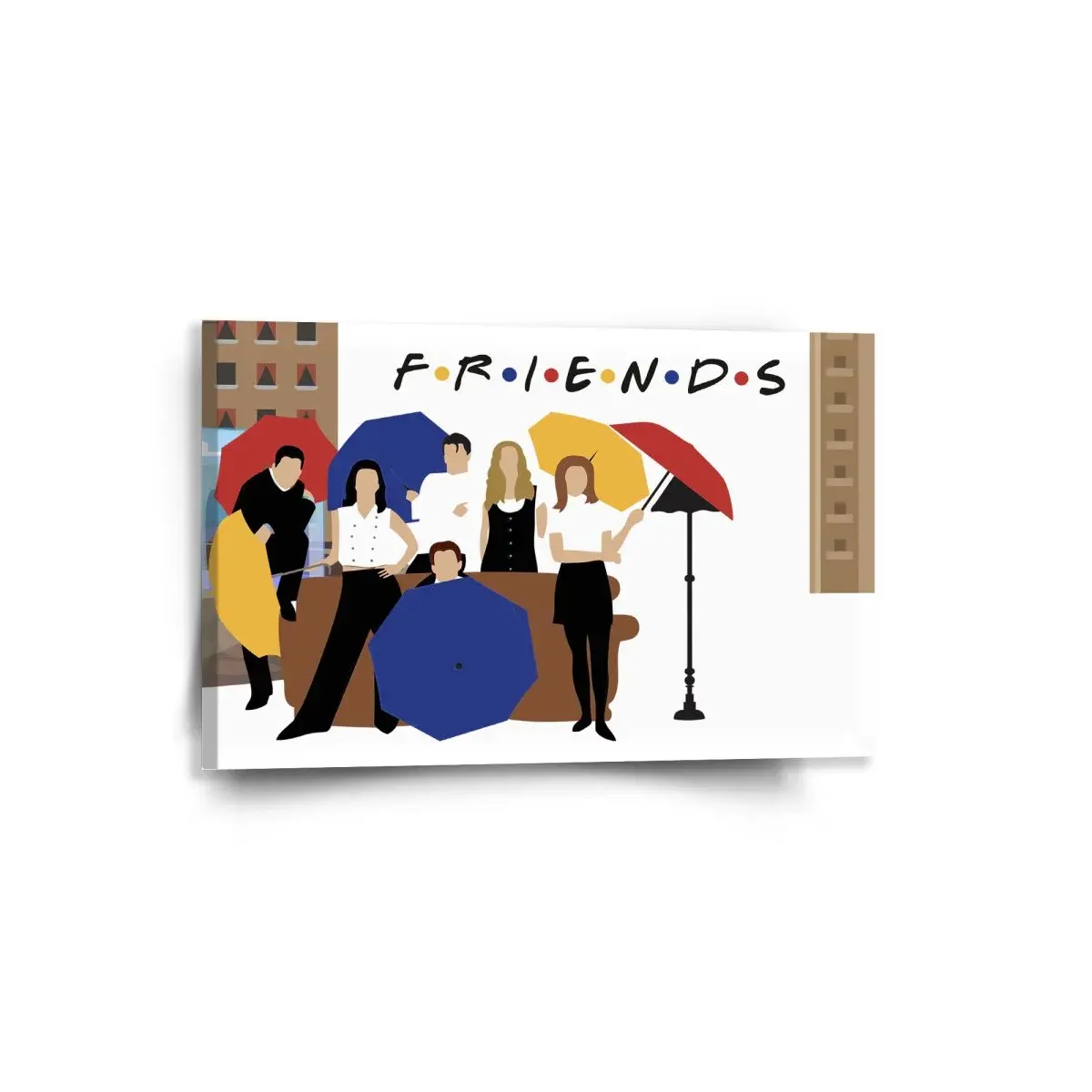Obraz Seriál přátelé FRIENDS Gauč u fontány - 60x40 cm