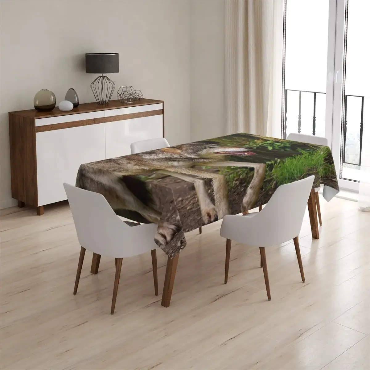 Ubrus Vlk - 90x90 cm