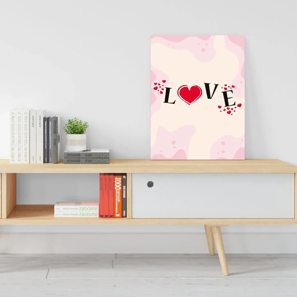 Dárková cedulka Love: 30x40 cm