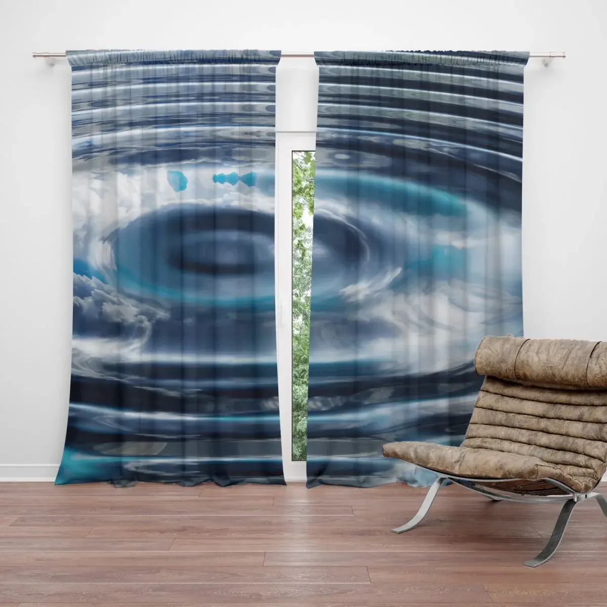 Závěs Nebe: 2ks 140x250cm