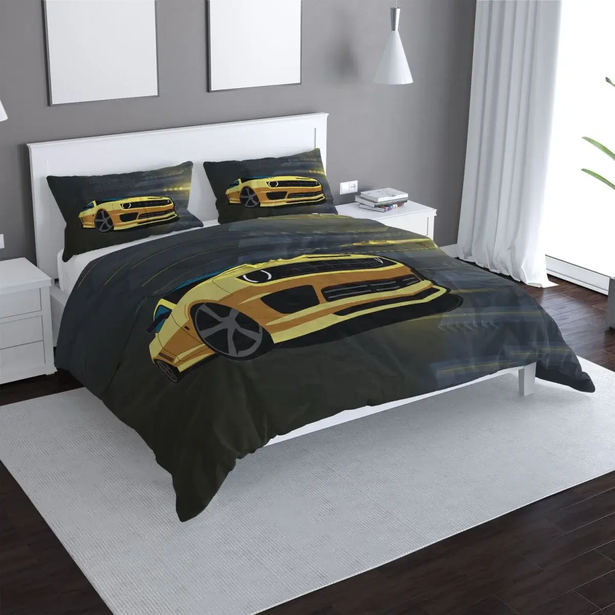 Povlečení Chevrolet Camaro Pruhy - 140x200 / 90x70