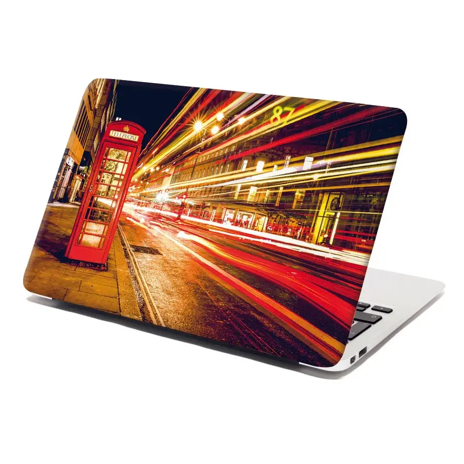 Samolepka na notebook Noční Londýn - 38x26 cm