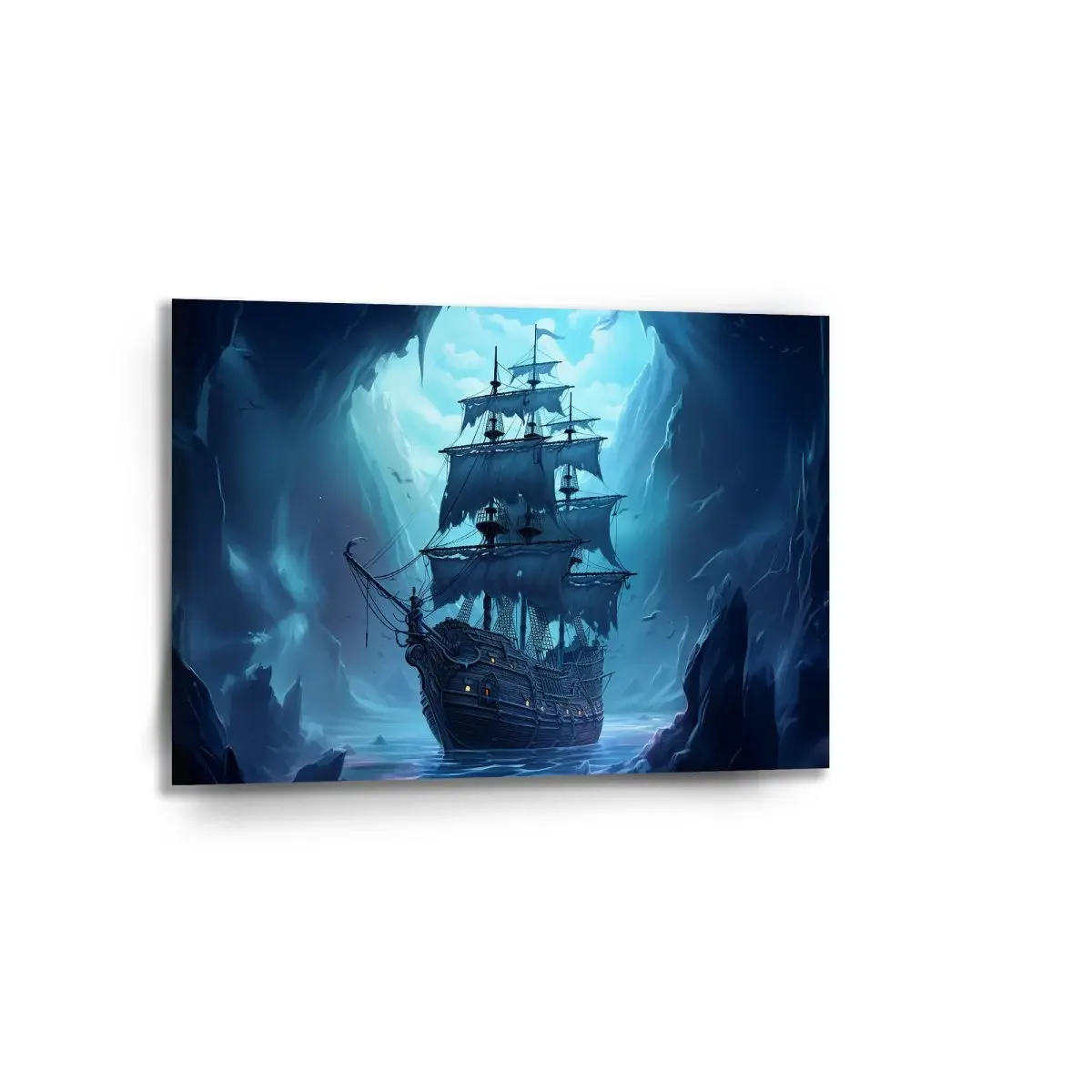 Obraz Plachetnice v průrvě - 90x60 cm