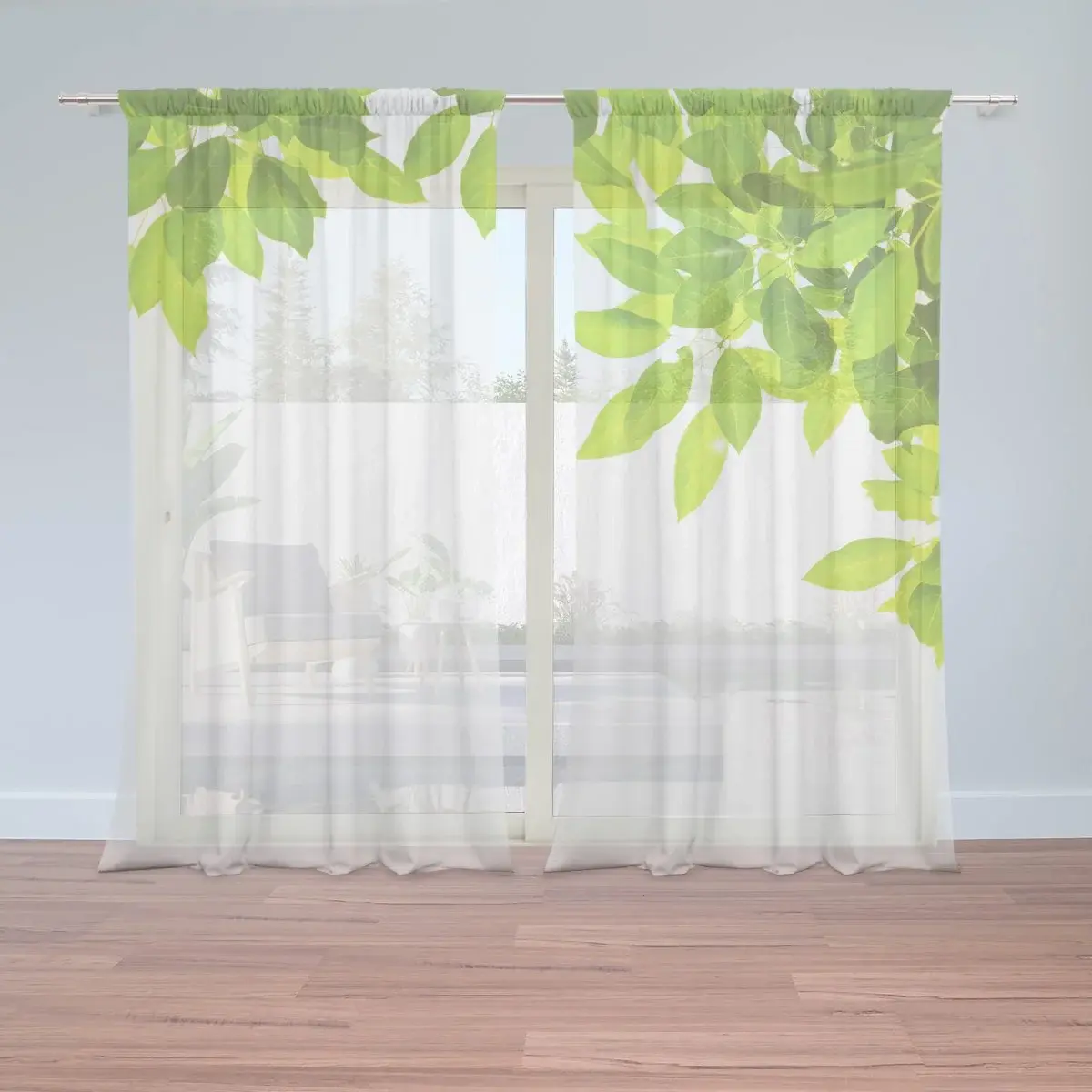 Záclony Listy: 2ks 150x250cm