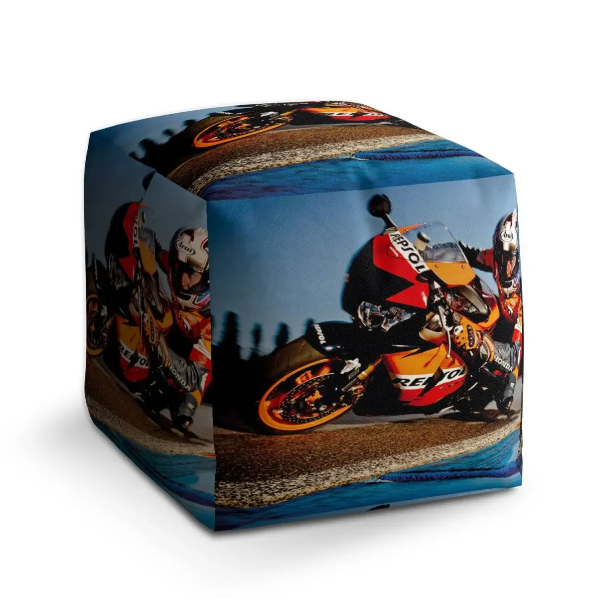 Taburet Cube Motorkář 2 - 50x50x50 cm