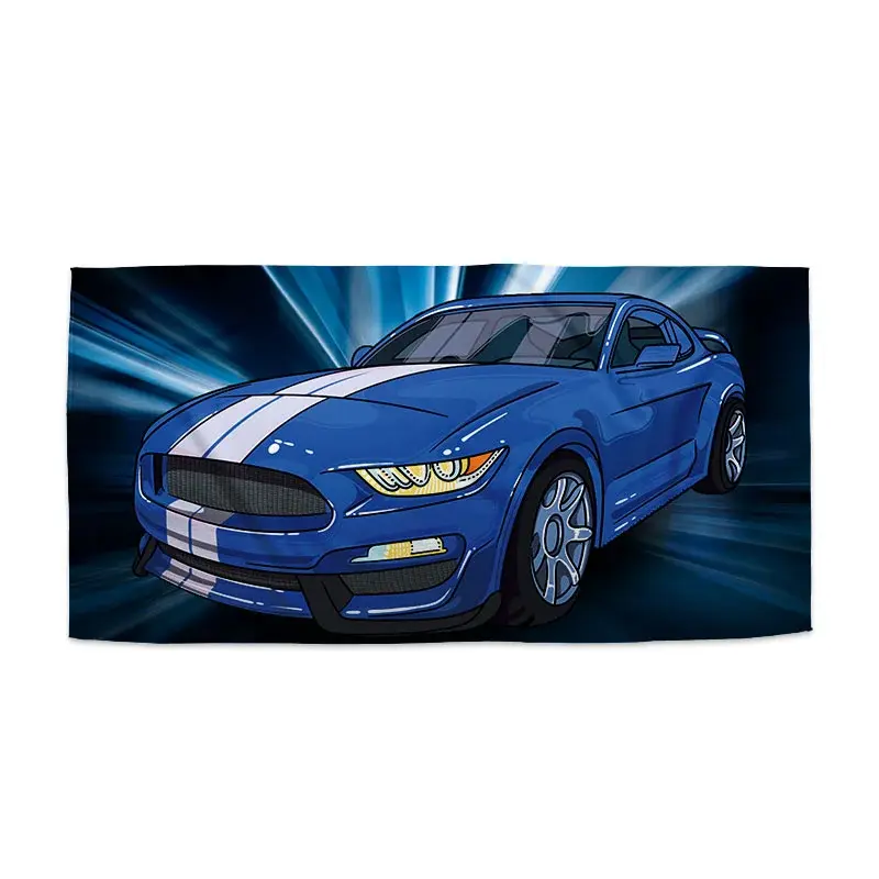 Ručník Mustang Modré pozadí - 30x50 cm