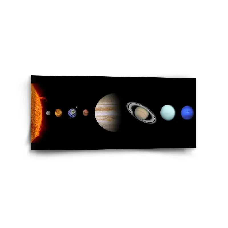 Obraz Planety a slunce - 110x50 cm