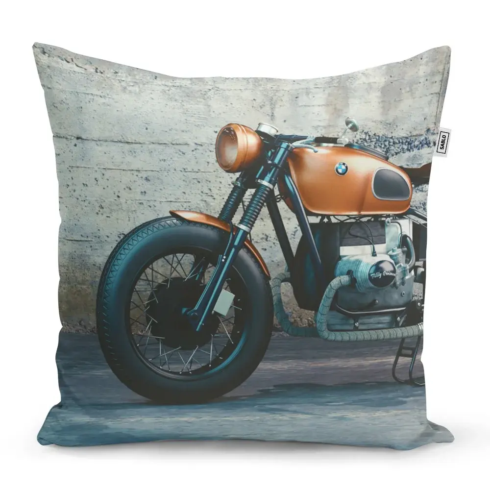 Polštář Motorka - 50x50 cm