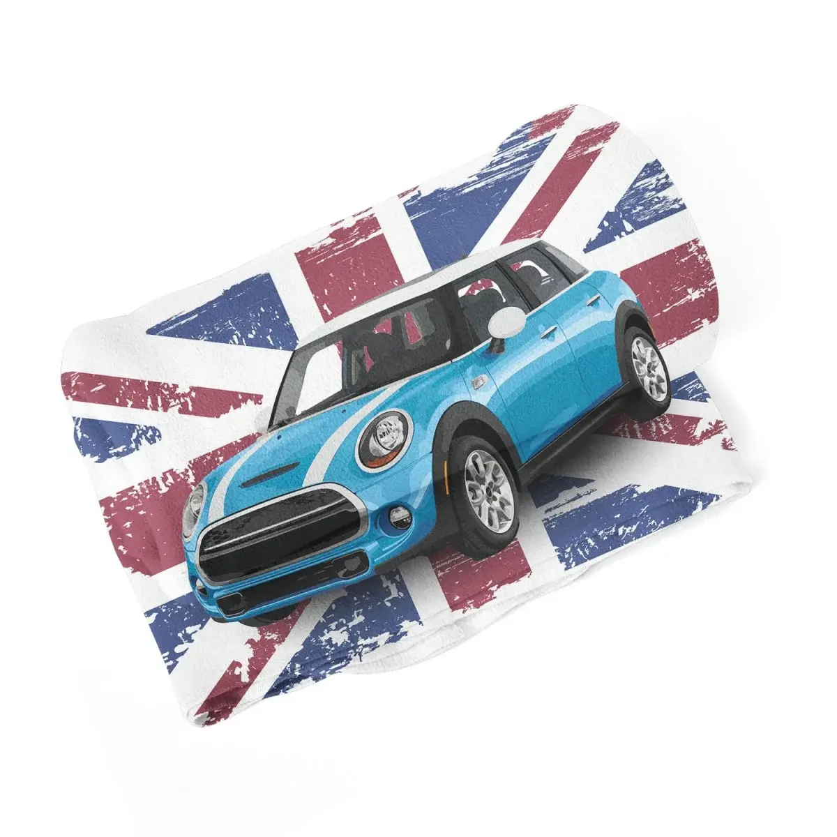 Deka Mini sedan Britská vlajka - 150x120 cm