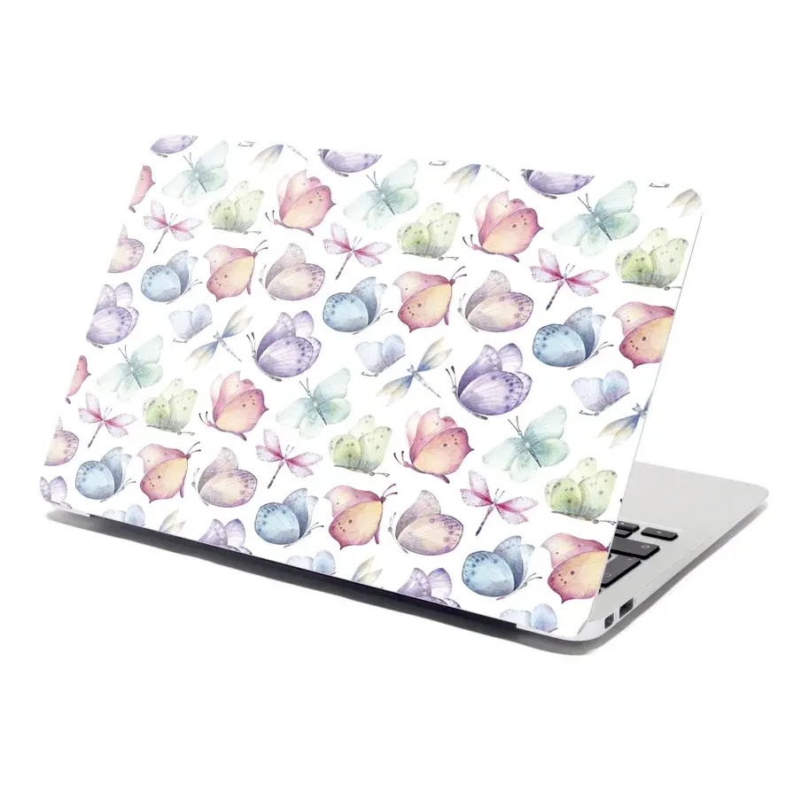 Samolepka na notebook Slet motýlů - 29x20 cm