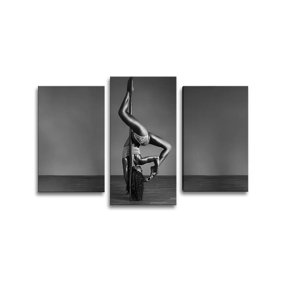 Obraz - 3-dílný Pole dancer - 75x50 cm