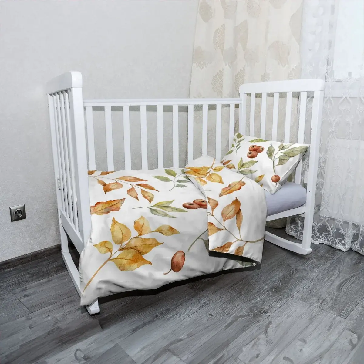 Dětské povlečení do postýlky Barvy podzimu - 130x90 / 40x60