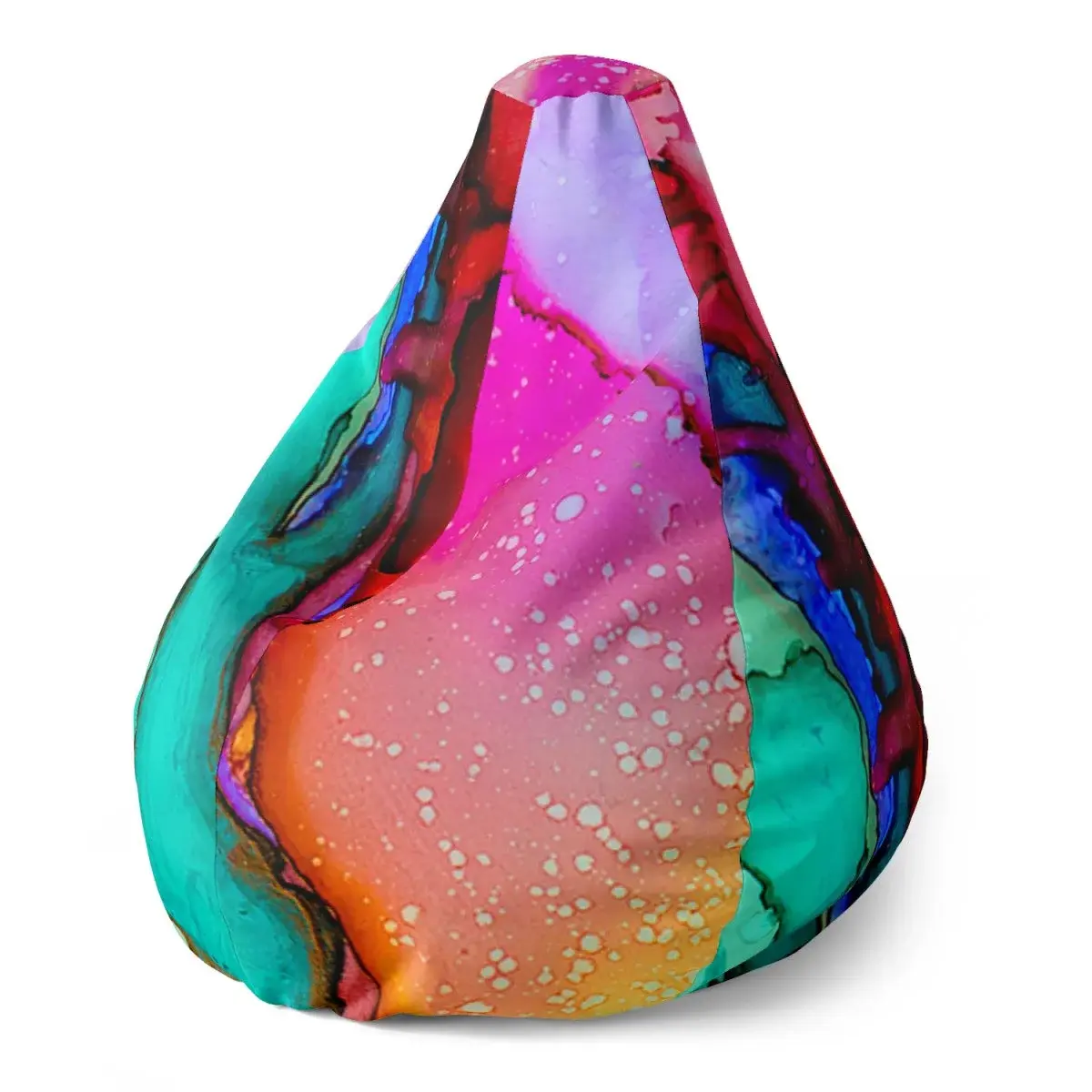 Sedací vak Pear Barvičky - 70 x 95 x 15 cm