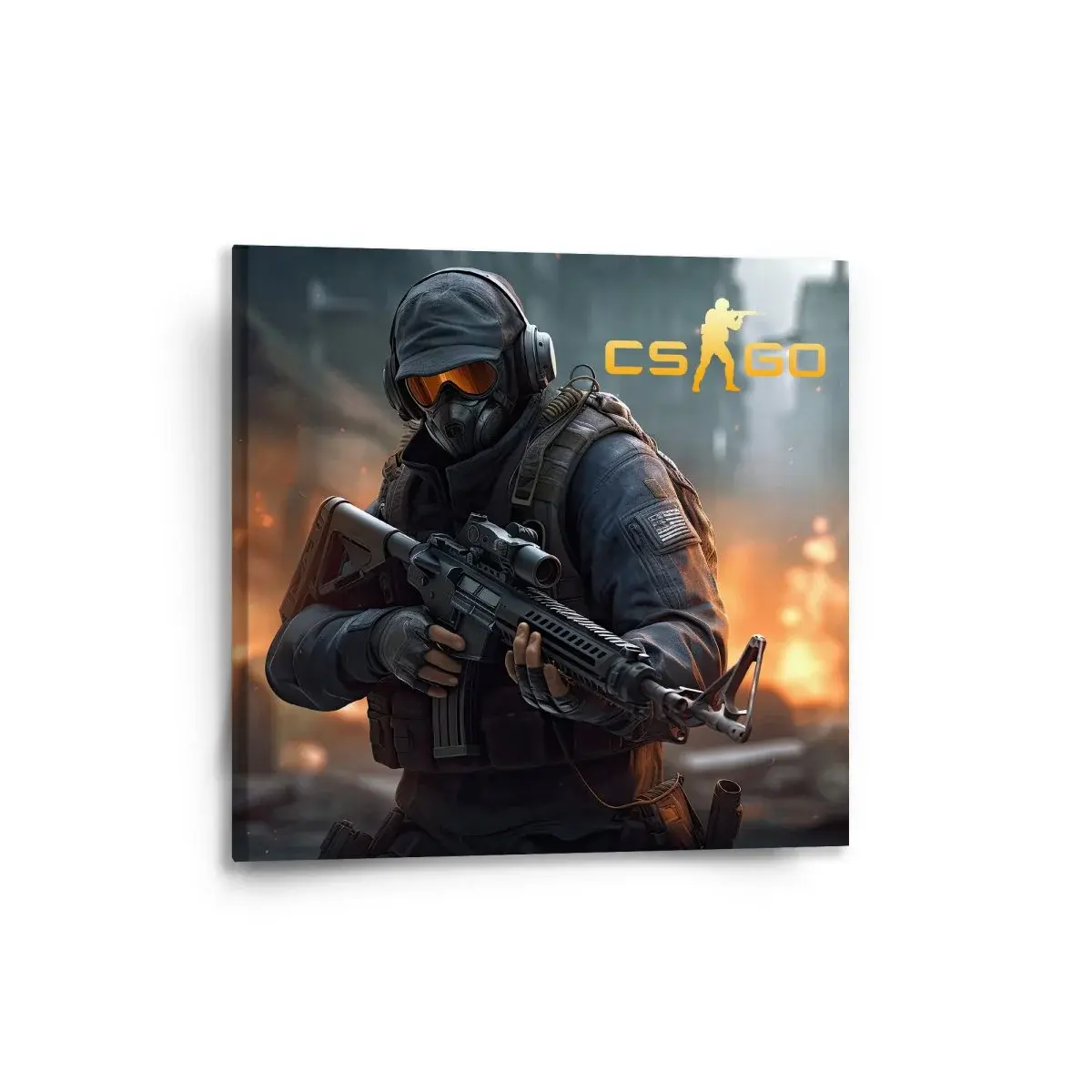 Obraz CS:GO Voják 2 - 50x50 cm