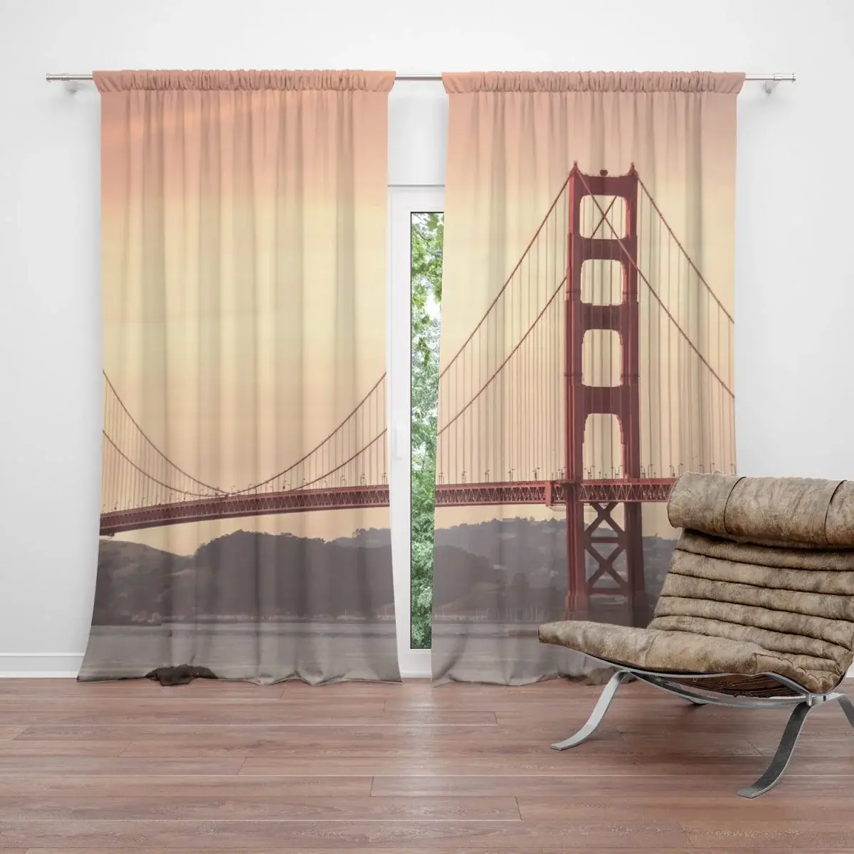 Závěs Golden Gate 2: 2ks 140x250cm