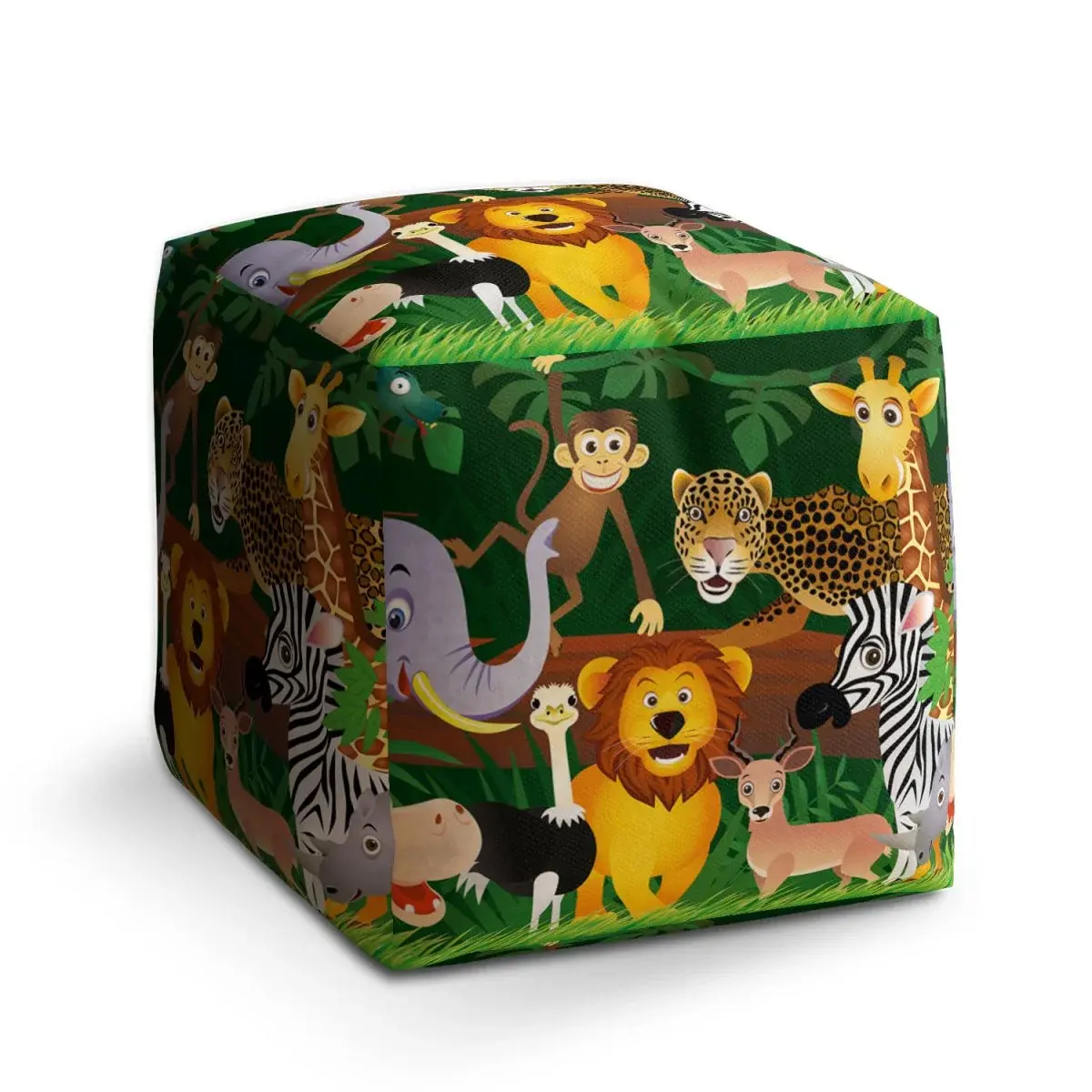 Taburet Cube Zvířátka - 60x60x60 cm