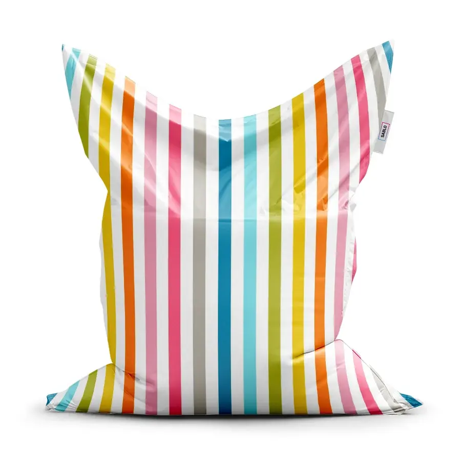 Sedací vak Classic Barevné proužky - 150x100 cm