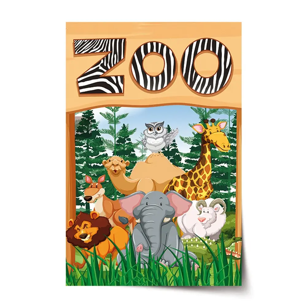 Plakát Zoo - 120x80 cm