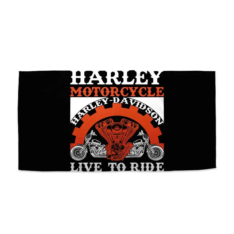 Ručník Harley-Davidson Live to ride - 70x140 cm