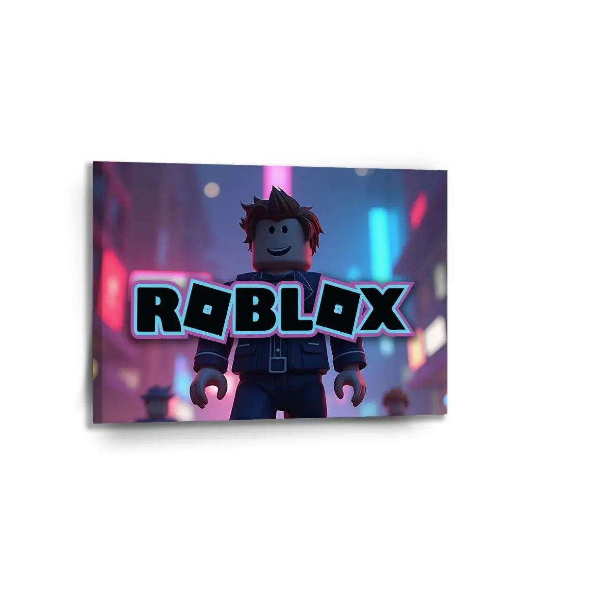 Obraz ROBLOX Neonové město - 90x60 cm