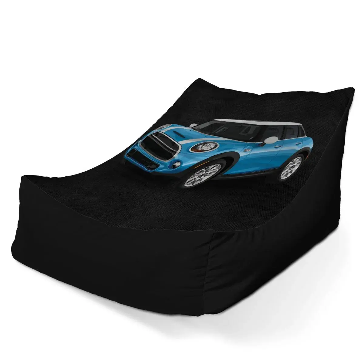 Sedací vak Lounge Mini sedan Černé pozadí - 80 x 95 x 50 cm